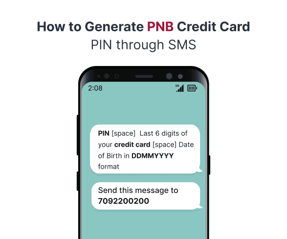 How to Generate PNB Credit Card PIN through SMS